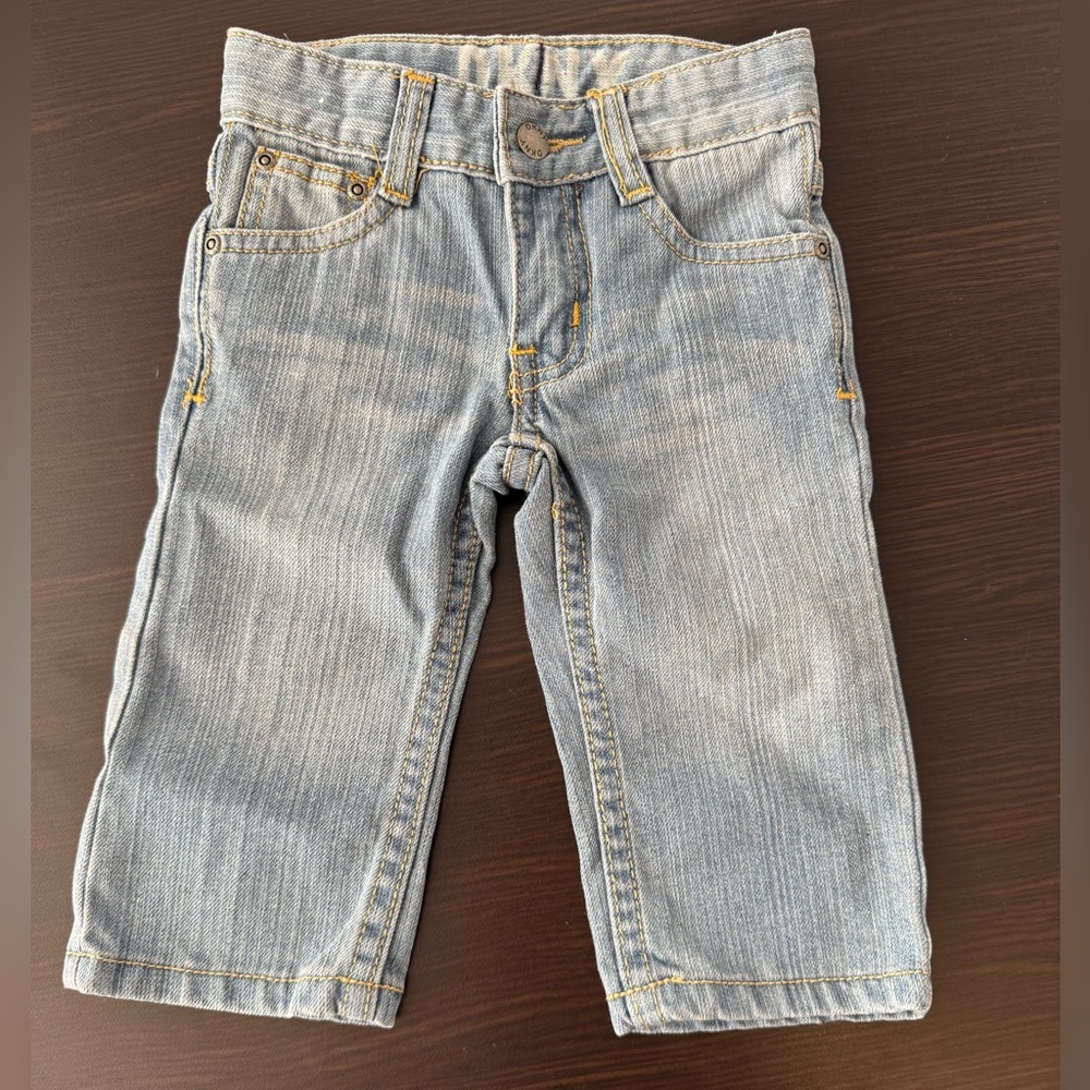 Dkny Blue Denim Jeans Light Wash Cropped